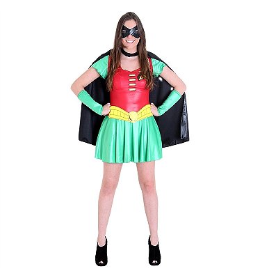 Robin Feminina Vestido - SOMENTE ALUGUEL