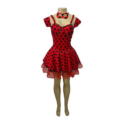 Lady Bug Vestido - SOMENTE ALUGUEL