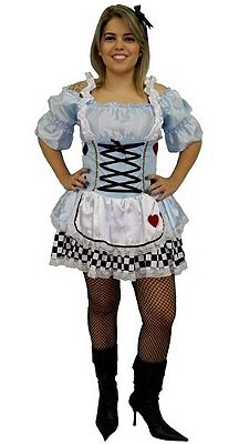Alice no País das Maravilhas Plus Size - SOMENTE ALUGUEL