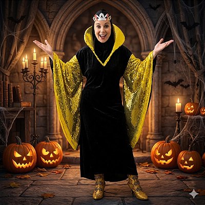 Fantasia Rainha Má Adulto - SOMENTE ALUGUEL