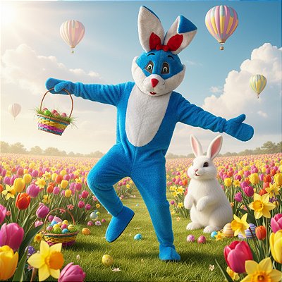 Coelho Azul Cabeção - SOMENTE ALUGUEL