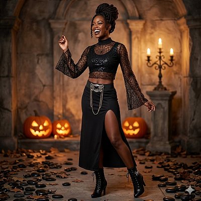 Vampira Fashion -SOMENTE ALUGUEL