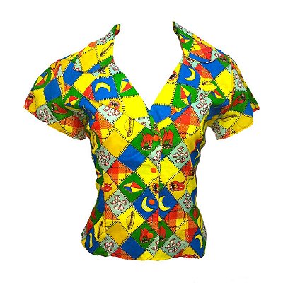 Camisa Caipira Algodão MC - SOMENTE ALUGUEL