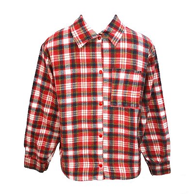 Camisa Caipira Xadrez Flanela - SOMENTE ALUGUEL