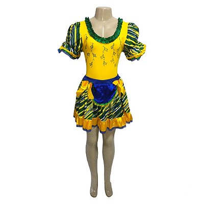 Conjunto Junino Brasil Bandeiras - SOMENTE ALUGUEL
