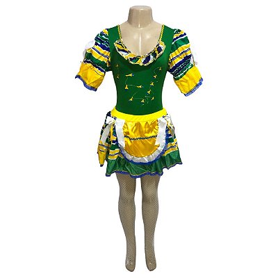 Conjunto Junino Brasil Verde - SOMENTE ALUGUEL