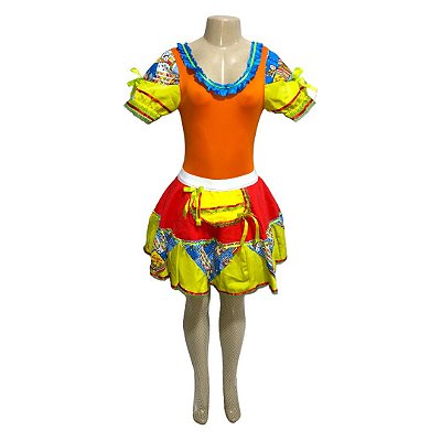 Conjunto Junino Luxo Abacate