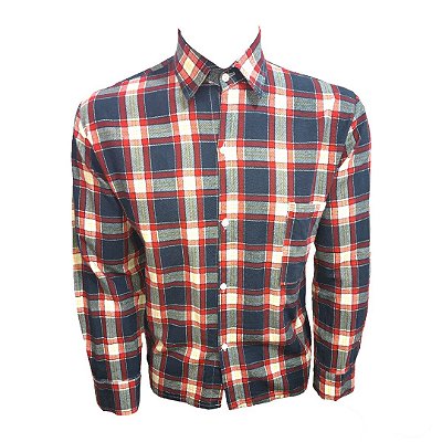 Camisa Caipira Xadrez Flanelada - SOMENTE ALUGUEL