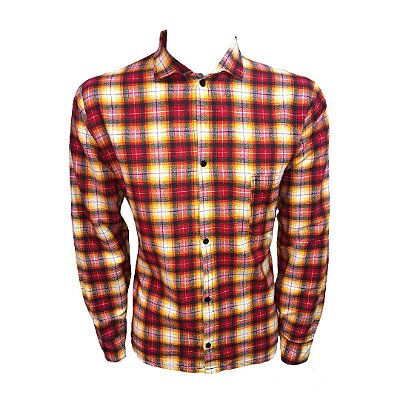 Camisa Caipira Xadrez Flanelada - SOMENTE ALUGUEL