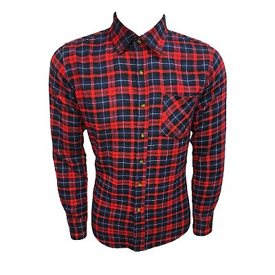 Camisa Caipira Xadrez Flanelada - SOMENTE ALUGUEL