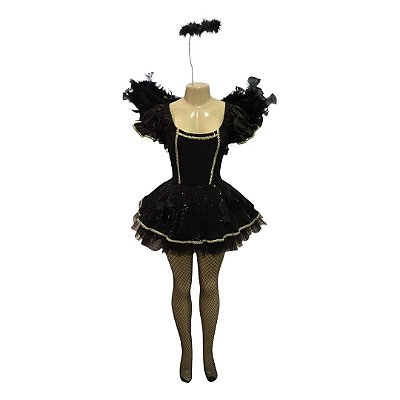 Anjo Negro Luxo - SOMENTE ALUGUEL