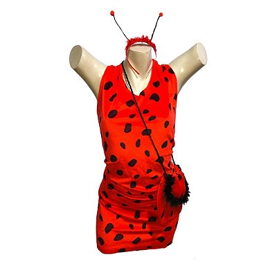 Vestido Joaninha Veludo - SOMENTE ALUGUEL