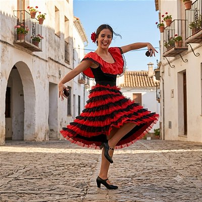 Fantasia Espanhola Conjunto Juvenil - SOMENTE ALUGUEL