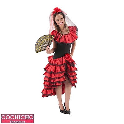 Espanhola Vestido Longo - SOMENTE ALUGUEL