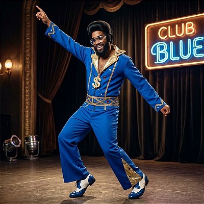 Fantasia Elvis Oxford Adulto - SOMENTE ALUGUEL