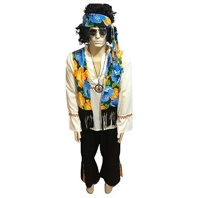 Hippie Clássico com Colete - SOMENTE ALUGUEL
