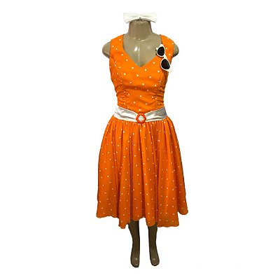 Anos 60 Luxo Laranja - SOMENTE ALUGUEL
