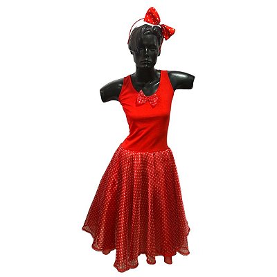 Anos 60 Luxo Organza - SOMENTE ALUGUEL