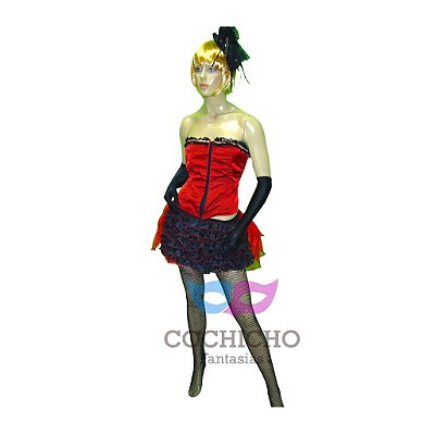 Can Can com Corselet - SOMENTE ALUGUEL