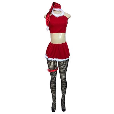 Mamãe Noel Conjunto Sexy - SOMENTE ALUGUEL