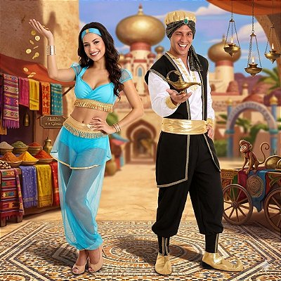 Fantasias Casal Mil e Uma noites - SOMENTE ALUGUEL