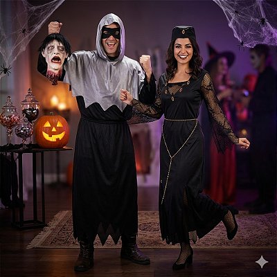 Fantasias Casal Carrasco e Viúva - SOMENTE ALUGUEL