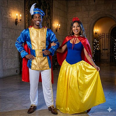 Fantasias Casal Encantado - SOMENTE ALUGUEL