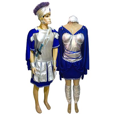 Casal Grego Azul - SOMENTE ALUGUEL