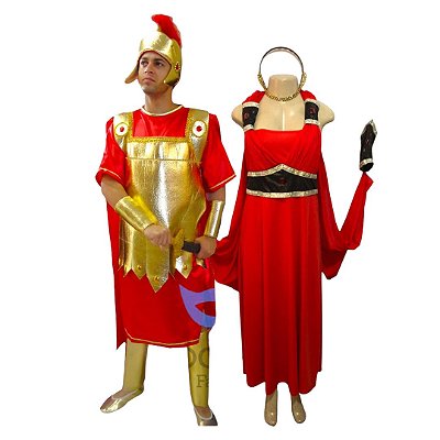 Casal Grego Vermelho - SOMENTE ALUGUEL