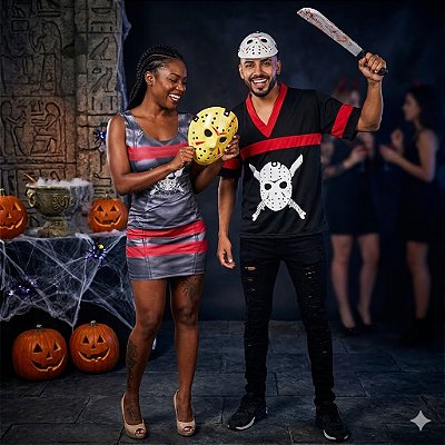 Fantasias Casal Jason - SOMENTE ALUGUEL