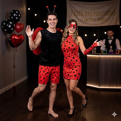 Fantasias Casal Joaninha - SOMENTE ALUGUEL