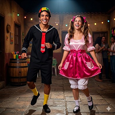 Fantasias Casal Kiko e Popis - SOMENTE ALUGUEL