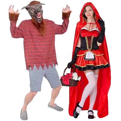 Casal Lobo e Chapeuzinho - SOMENTE ALUGUEL