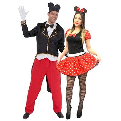 Casal Mickey e Minnie - SOMENTE ALUGUEL