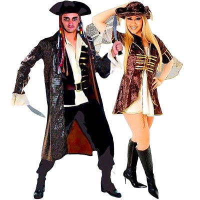 Casal Pirata Inverno - SOMENTE ALUGUEL