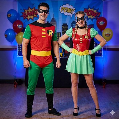 Fantasias Casal Robin - SOMENTE ALUGEL