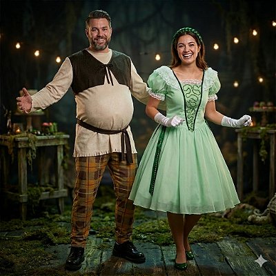 Fantasias Casal Shrek e Fiona - SOMENTE ALUGUEL