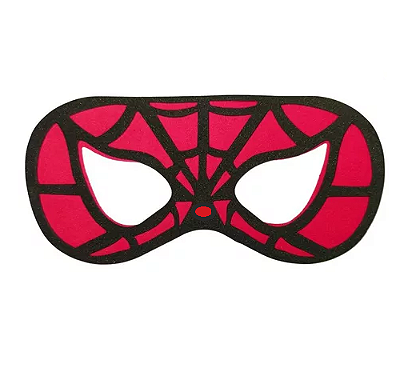 Máscara Homem Aranha Metade EVA