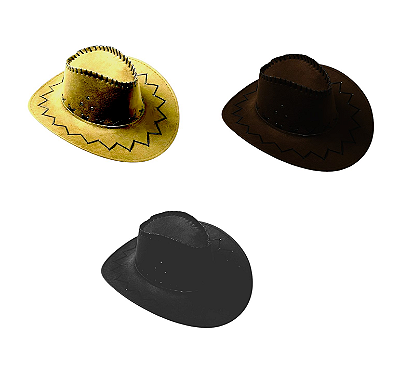 Chapéu Cowboy Trançado Infantil