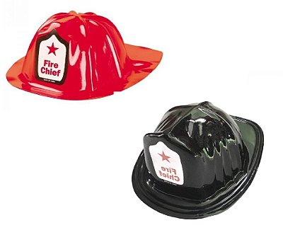 Chapéu Bombeiro Plástico