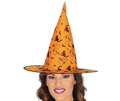 Chapéu Bruxa Halloween TNT