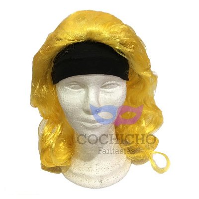 Peruca Longa Lisa com Faixa