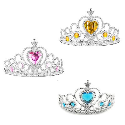 Coroa Princesa Coração Prata