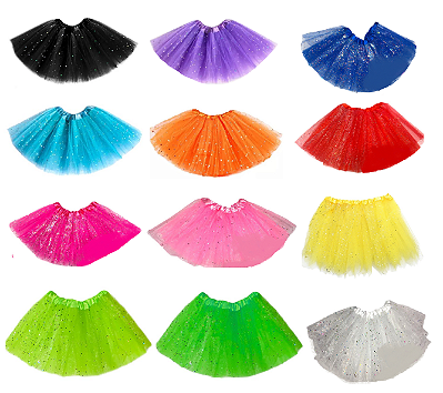 Saia Tule Glitter 30 Cm