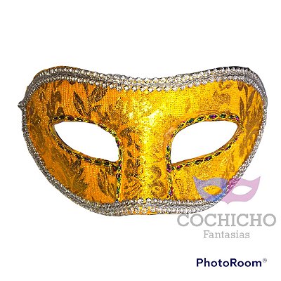 Máscara Folhas Bordadas A22