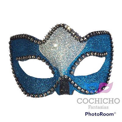 Máscara Strass e Glitter 55