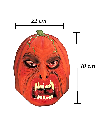 Máscara Látex Abóbora