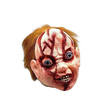 Máscara Látex Chucky c/ Cabelo