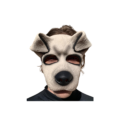 Máscara Látex Cachorro Metade