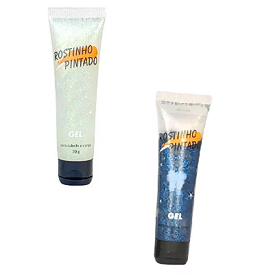 Gel Glitter p/ Cabelo e Corpo 30g